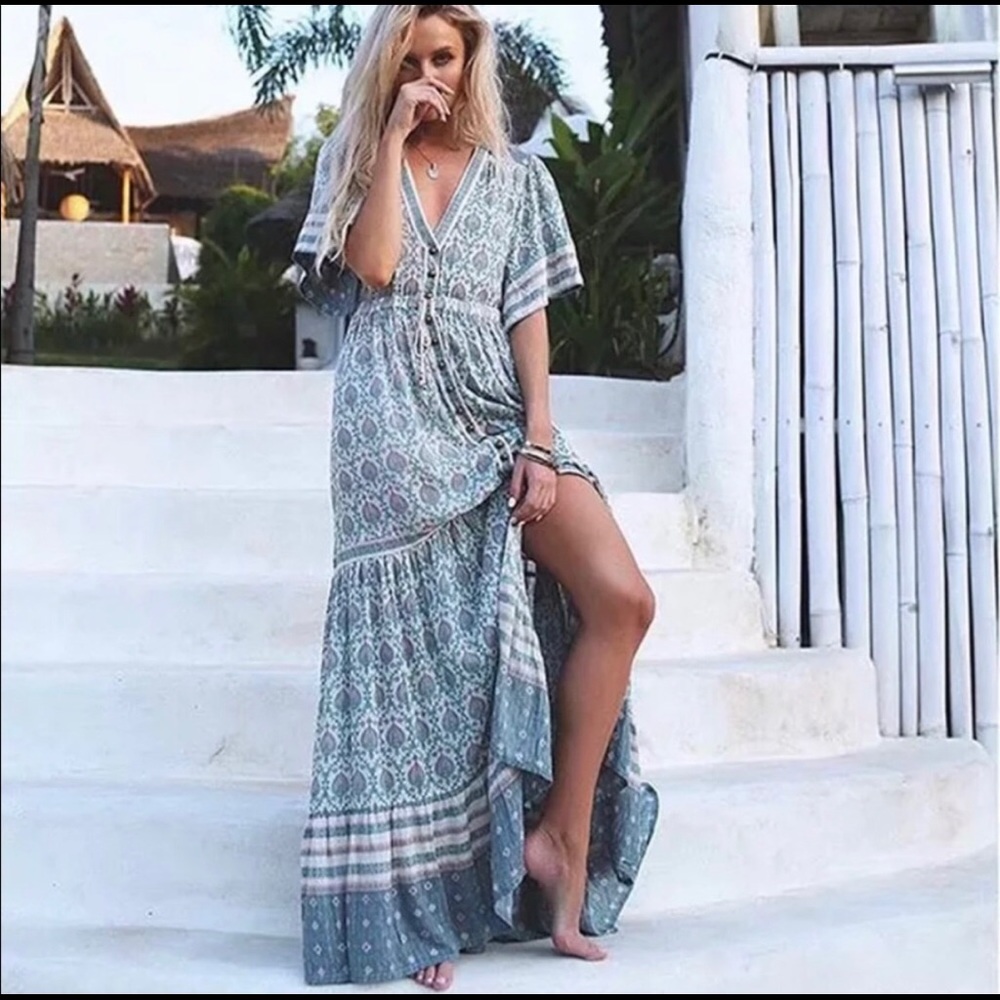 flowy boho kimono